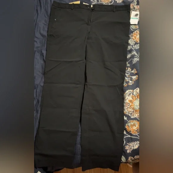 the real blue and black dress Mens Performance Dress Pant | Black main image 1